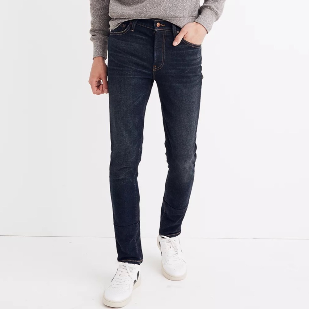 Men’s Madewell Skinny Jeans in Heney Wash 30x32